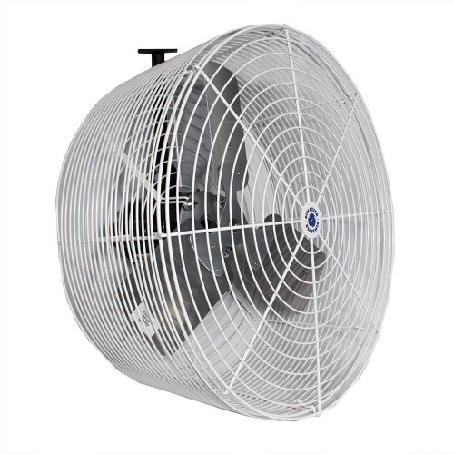 Schaefer VK24 24-Inch Versa-Kool Circulation Fan, powerful airflow, aluminum blades, ceiling mount, greenhouse ventilation, free shipping.