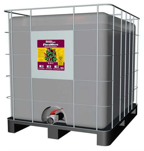 General Hydroponics FloraMicro (275 Gallon Tote) (718142) UPC 20793094814199