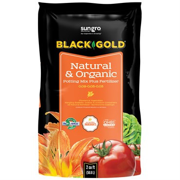 Black Gold® Natural & Organic Potting Mix (2 cubic foot bags) in Bulk (SUN1402040CFL002P) UPC 064277063021 (2)