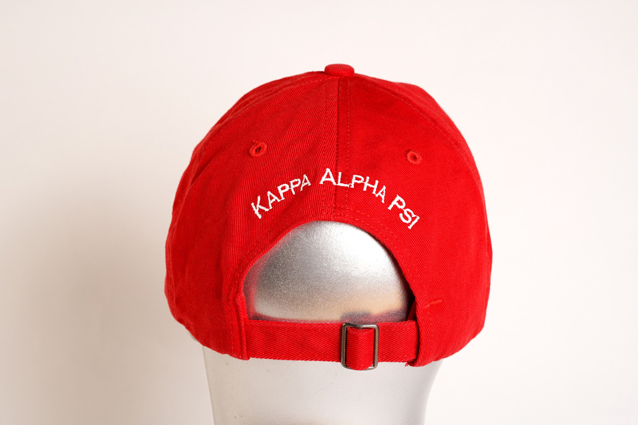 Kappa Alpha Psi Embroidered Flexfit Cap – Maroon, Greek Letter & Founding Year Design – Officially Licensed