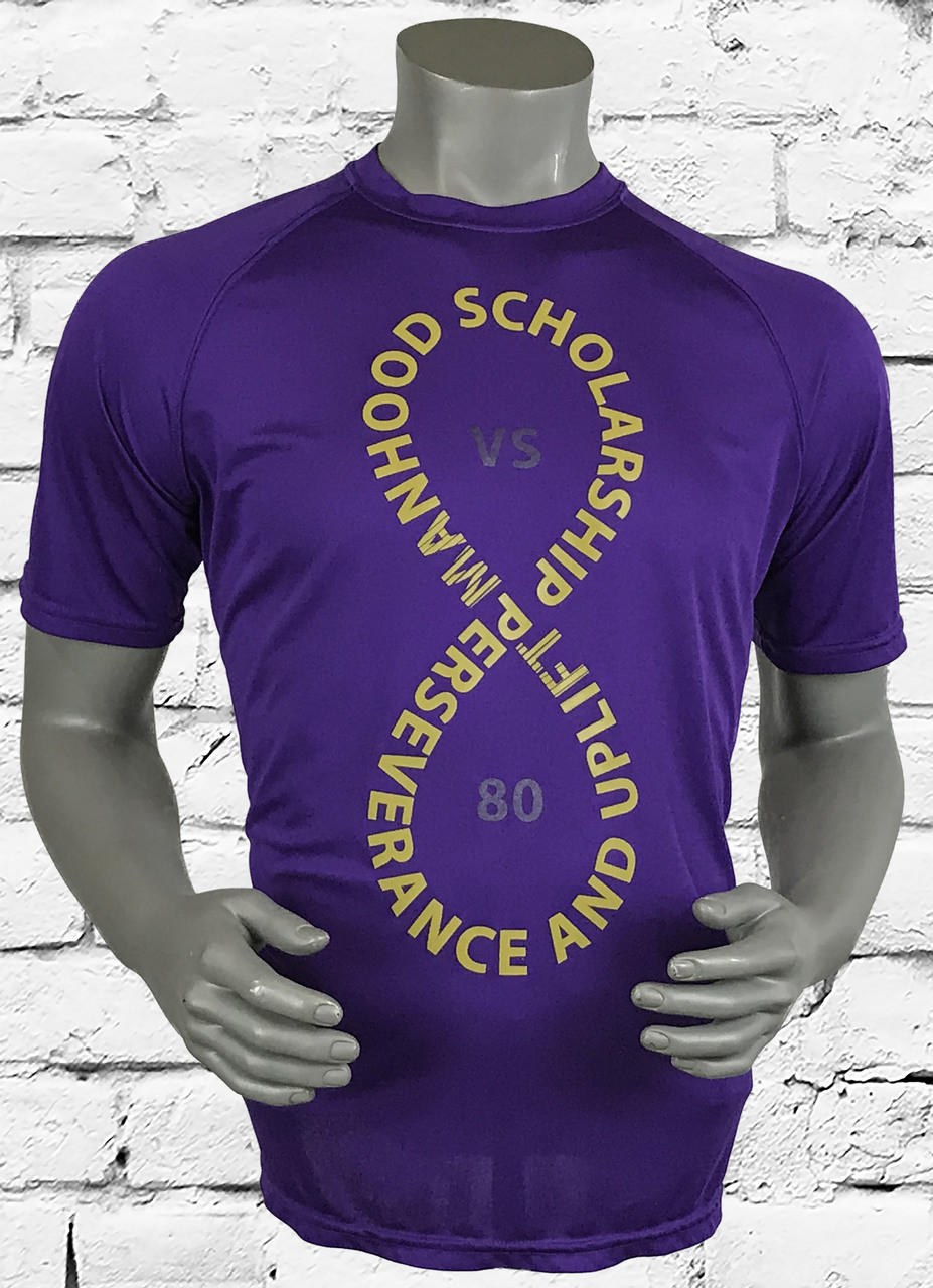 mens purple athletic shirt