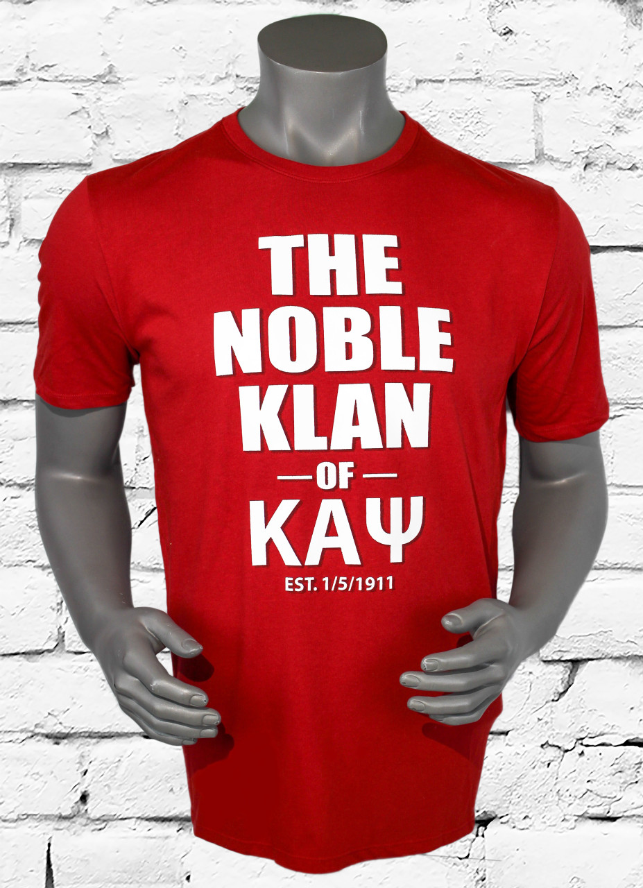 noble red t shirt