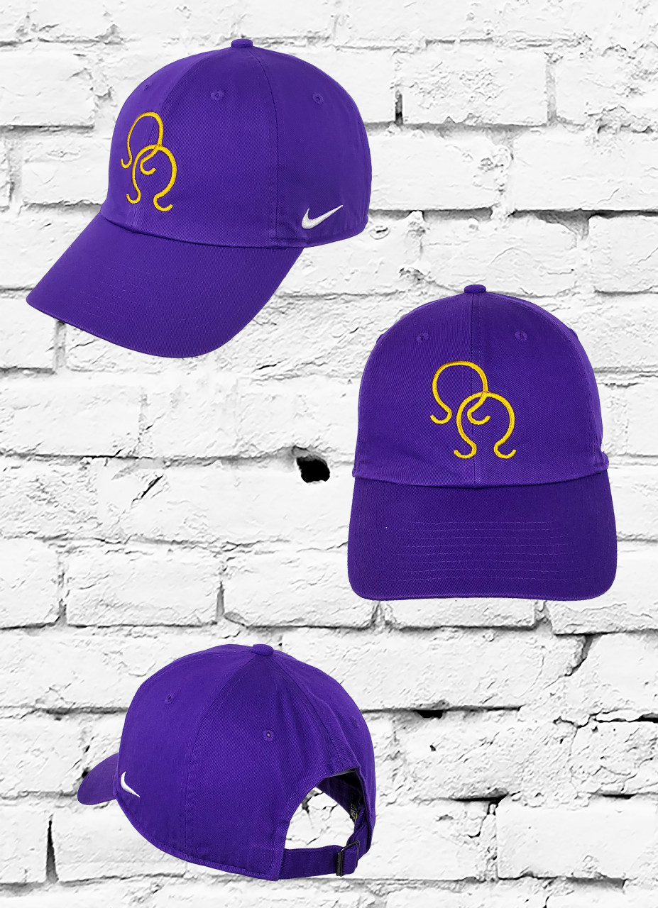 purple nike cap