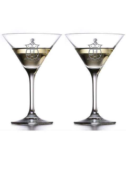 Whether you want a set of cocktail glasses displayed beautifully on your shelf to share a toast with an important line brother or frat, or you want a memorable gift for a special Que, our deep etched martini glasses are a gift that makes jaws drop. The Ravenscroft Crystal Martini glass, with a whisper-light feel, is the most elegant, classic way to enjoy a great martini or cocktail. Handmade in Europe of brilliant lead-free crystal, this perfectly tuned design serves to soften the attack of high alcohol and bring the sweet aromas of your cocktail forward.