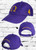 Omega Psi Phi #4 vintage cap is a classic purple dad cap. Embroidered old gold front Omega "Ω", left side embroidered line number and rear Omega Psi Phi lettering.