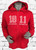 ΚΑΨ athletic full front zip hoodie with embroidered "1911 Kappa Alpha Psi" design, triple-layer, double-jersey performance fleece for a unique feel and superior comfort.  Design details include a full 2-way front zipper with mock neck lined 3-panel hood, drawstrings and front pouch pockets.  Fashionable slim fit profile enhanced with side rib panel for extra comfort and range of motion and contrast length front and back.