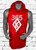 Kappa Alpha Psi 365 sleeveless hooded tee is a red 100% polyester tee with a screen printed graphic with shadow overlays that make the design jump of the shirt. 