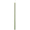 tall taper candle dusty green