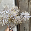 ultra realistic clematis branch with a fine frosted appearance