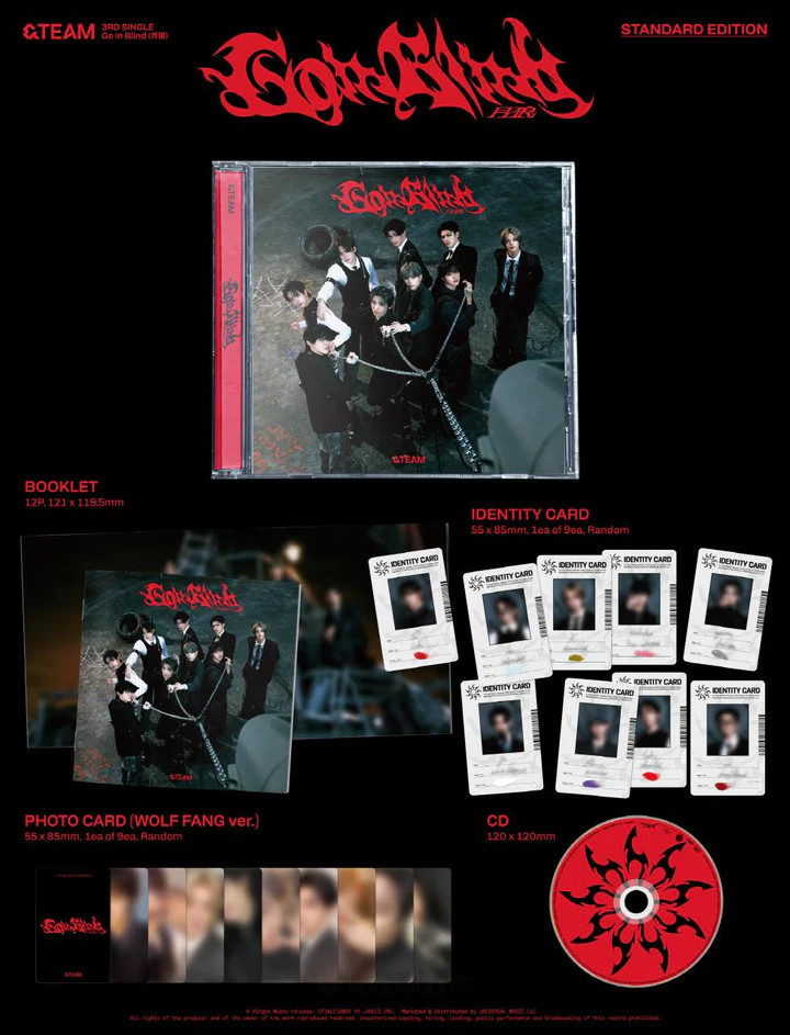 PRE-ORDER) &TEAM - [GO IN BLIND] 3rd Single Album LIMITED Edition