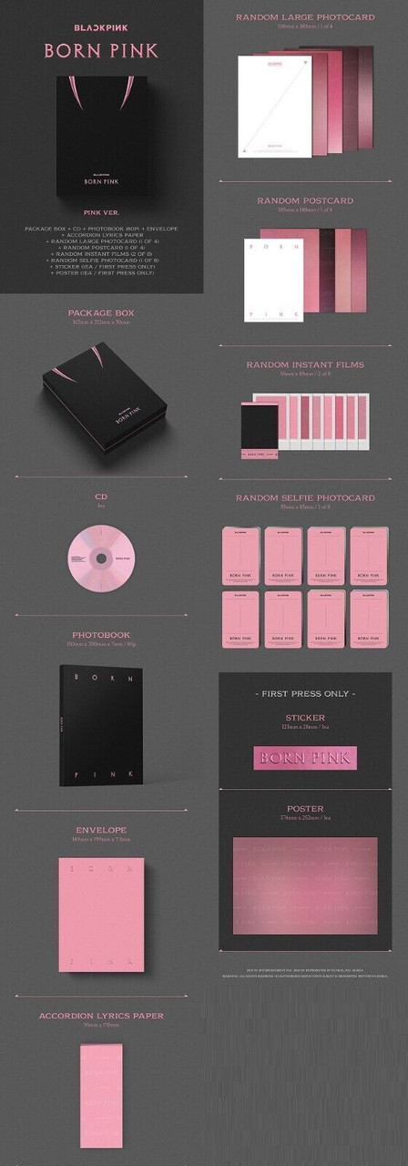 BLACKPINKアルバム BLACKPINK｜全世界待望の韓国セカンド・フルアルバム『BORN PINK