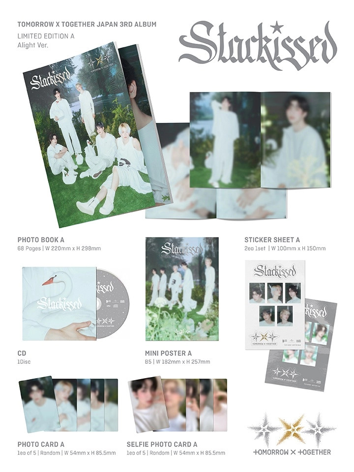 TXT photo book シーグリ CD TXT - [STARKISSED] JAPAN 3rd Album