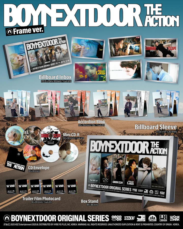 BOYNEXTDOOR - [The Action] 5th EP Album
