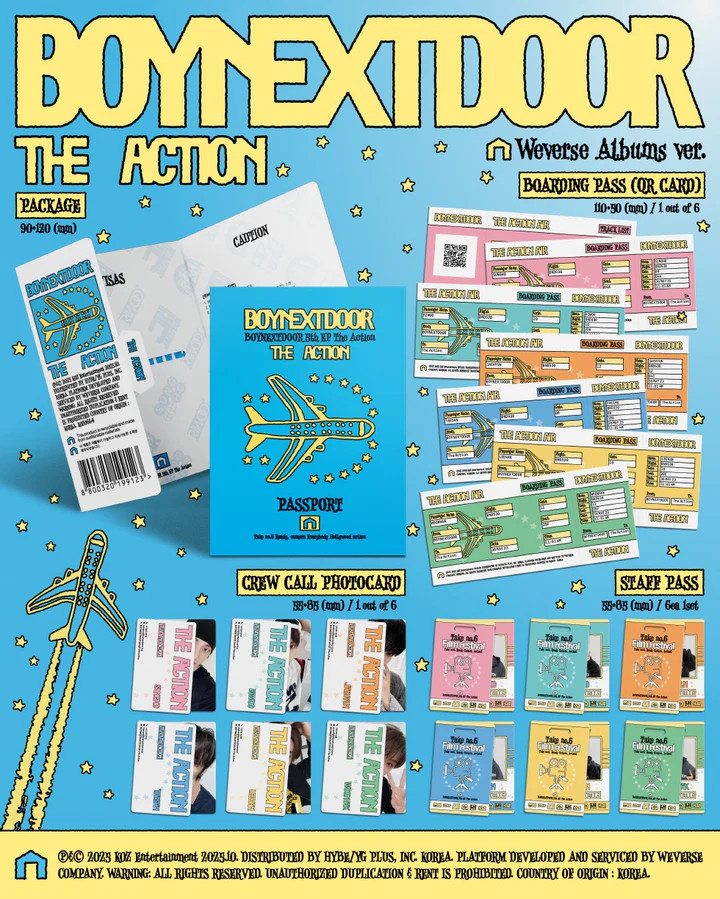 BOYNEXTDOOR - [The Action] 5th EP Album