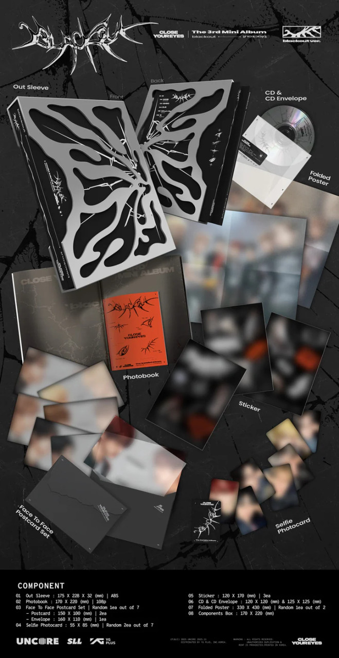 CLOSE YOUR EYES - [BLACKOUT] The 3rd Mini Album