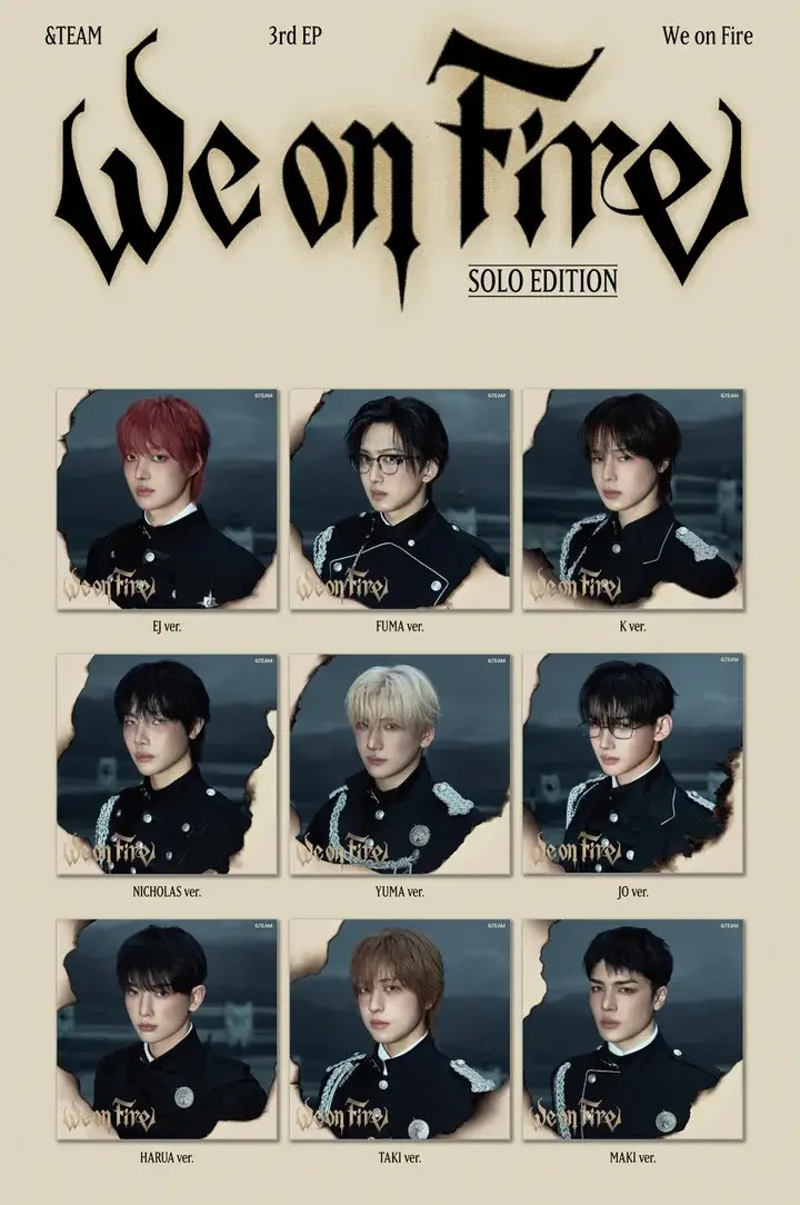 &TEAM - [WE ON FIRE] 3rd EP Album