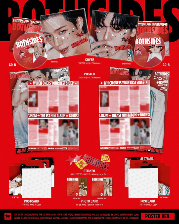 NCT JNJM - [BOTH SIDES] 1st Mini Album