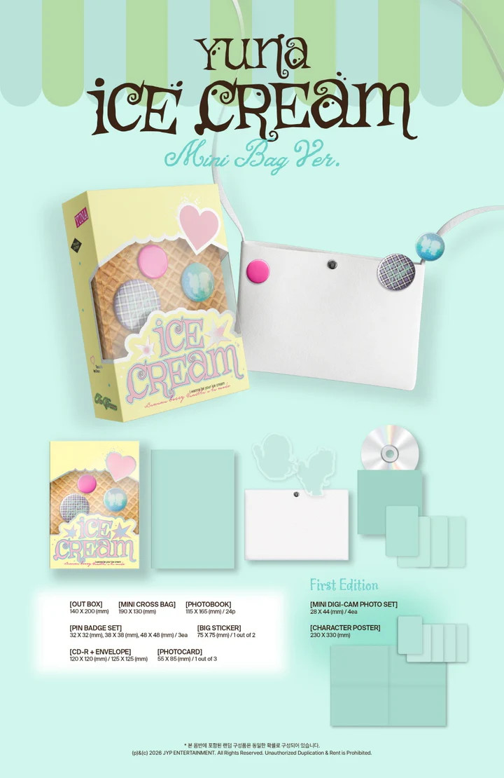 YUNA (ITZY) - [ICE CREAM] 1st Mini Album