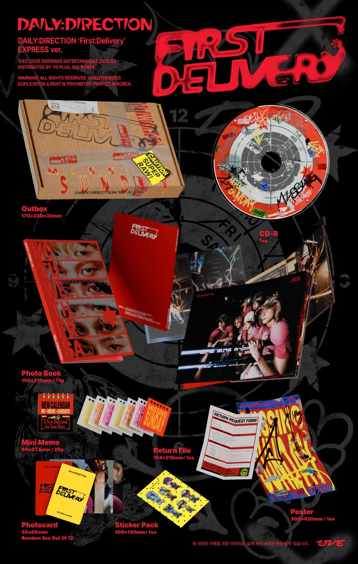 DAILY:DIRECTION - [FIRST:DELIVERY] 1st Album RANDOM Version