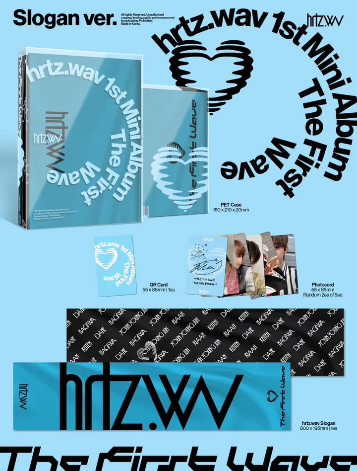 ★直筆サインCD&報道資料◆hrtz․wav◆The First Wave HRTZ.WAV - [THE FIRST WAVE] 1st Mini Album
