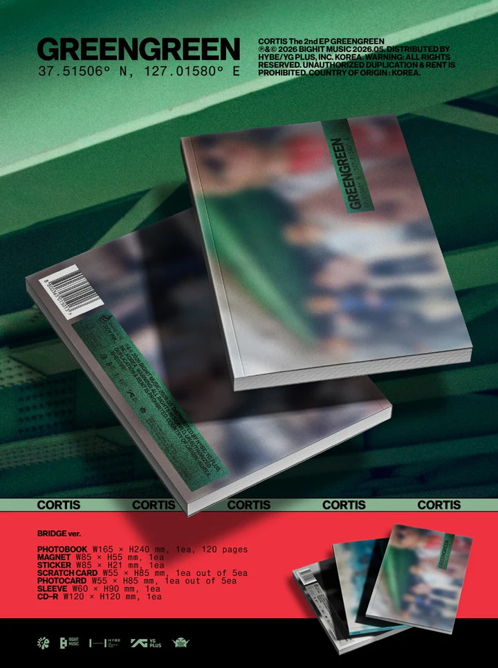 CORTIS - [GREENGREEN] THE 2ND EP Album
