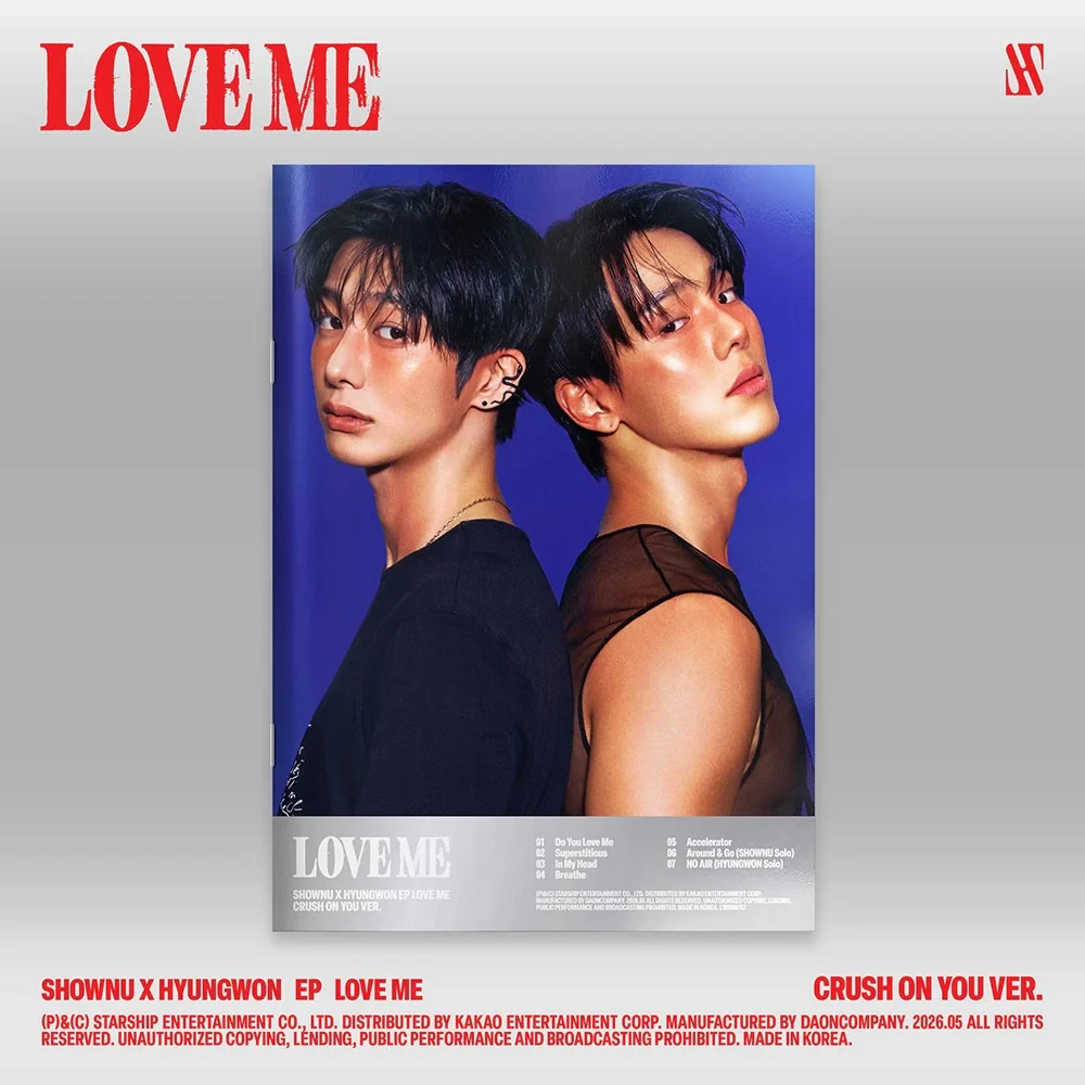 SHOWNU X HYUNGWON LOVE ME サノク kit SHOWNU X HYUNGWON - [LOVE ME] EP Album