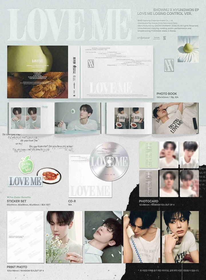 SHOWNU X HYUNGWON - [LOVE ME] EP Album