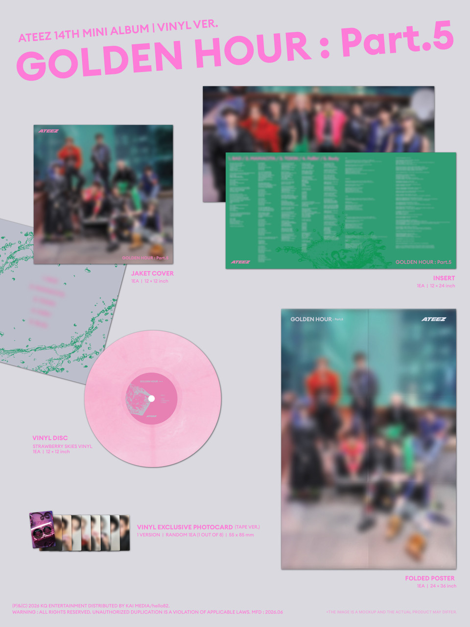 PRE-ORDER) ATEEZ - GOLDEN HOUR : Part.5 - POP-UP Exclusive