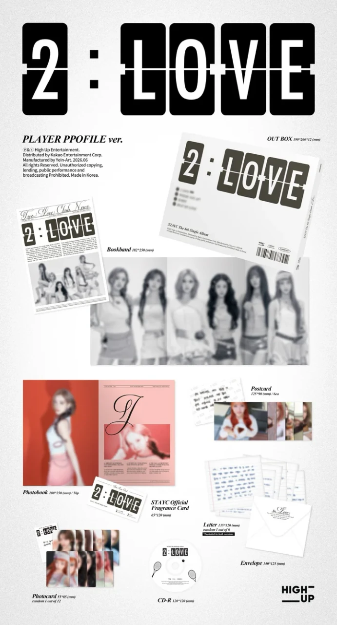 PRE-ORDER) STAYC - [2:LOVE] 6th Single Album