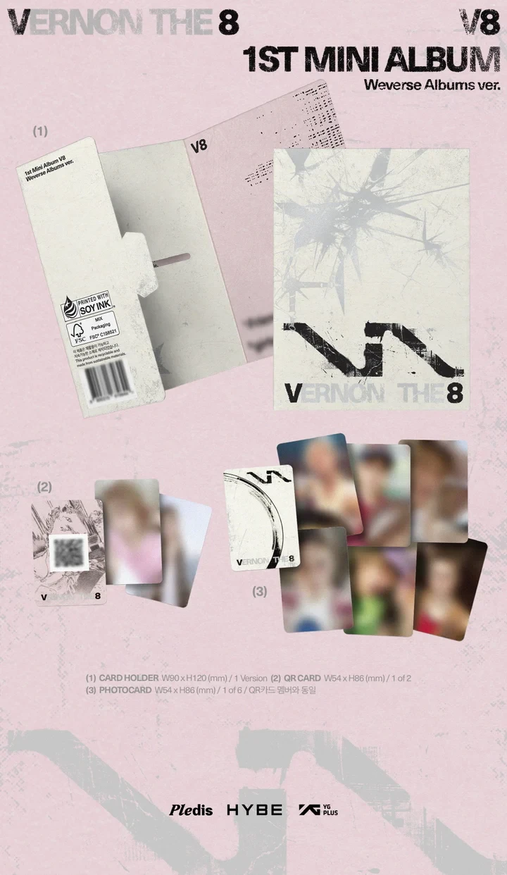 PRE-ORDER) V8 (SEVENTEEN) - [V8] 1st Mini Album