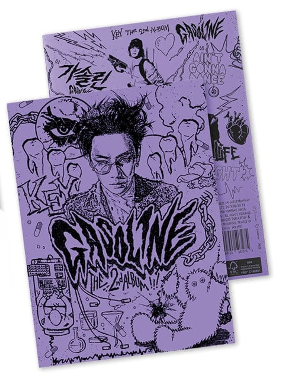 Key (Shinee) - [Gasoline] 2nd Album BOOKLET (RANDOM Version)
