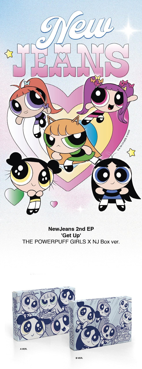 NEWJEANS - [GET UP] 2nd EP THE POWERPUFF GIRLS X NJ BOX (RANDOM