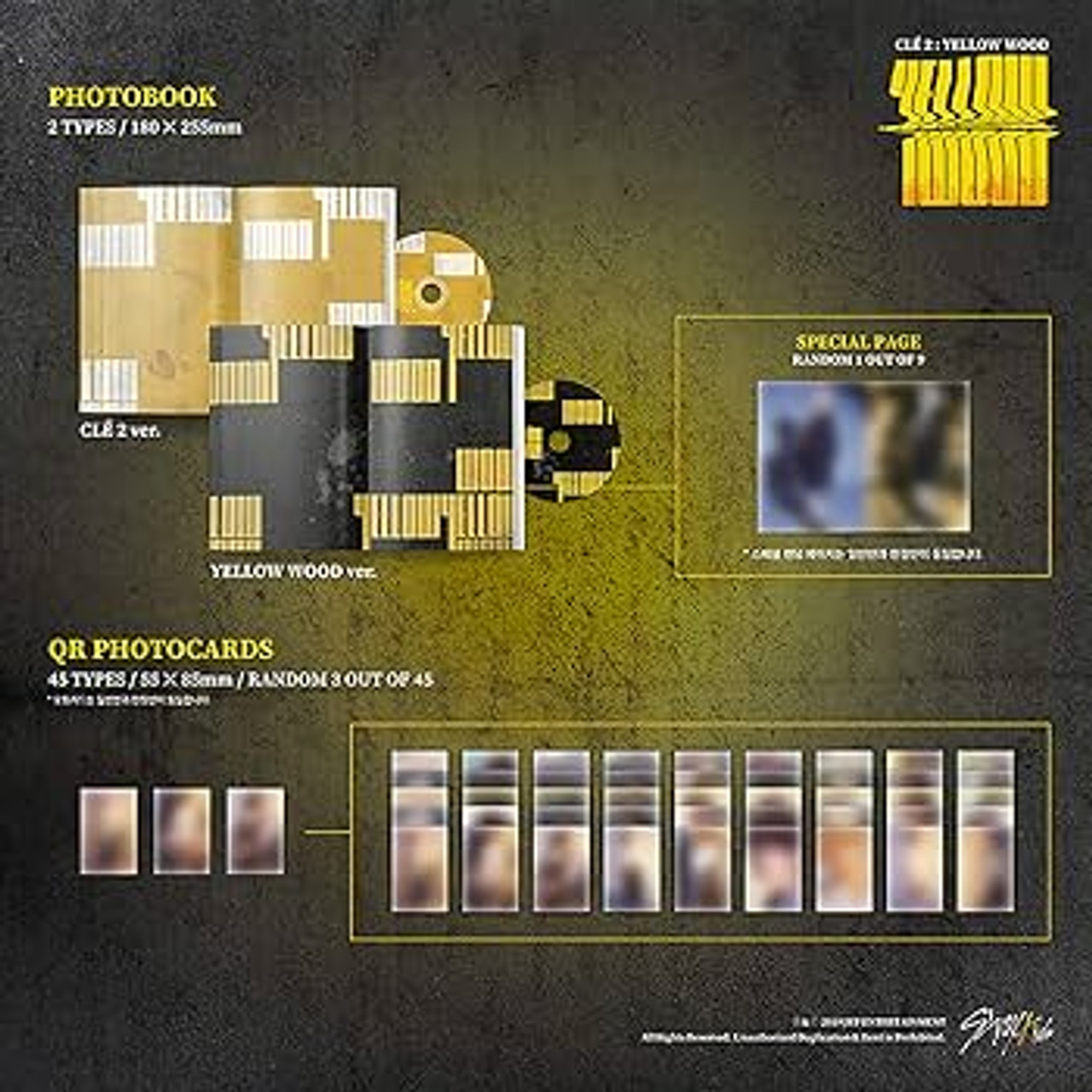stray kids YELLOW WOOD 限定版 Stray Kids - [Cle 2:Yellow Wood] Special Album Normal