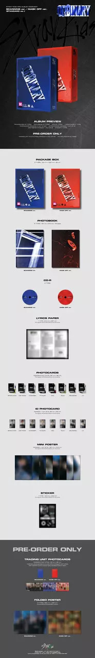Stray Kids - [ODDINARY] Mini Album STANDARD Edition (RANDOM Version)