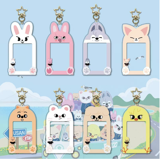STRAY KIDS - SKZOO +BABY ACRYLIC PHOTOCARD HOLDER - KEYCHAIN