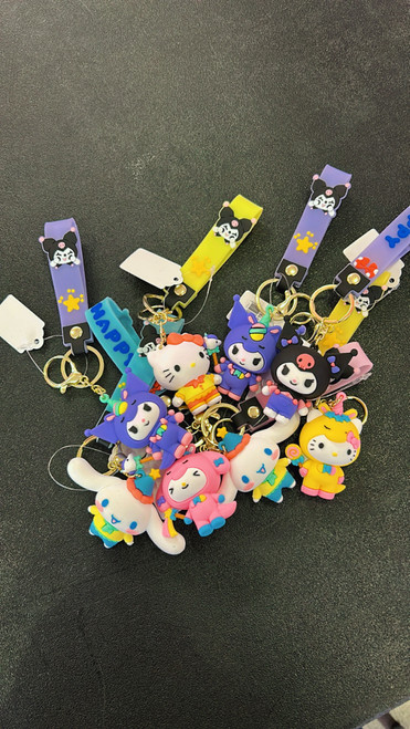 HELLO KITTY & FRIENDS - KEYCHAIN (RUBBER) (RANDOM)