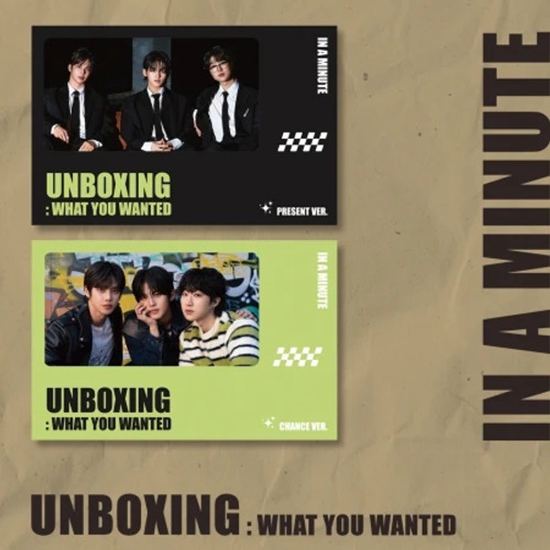 (PRE-ORDER) IN A MINUTE - [UNBOXING: WHAT YOU WANTED] 1st Single Album RANDOM Version