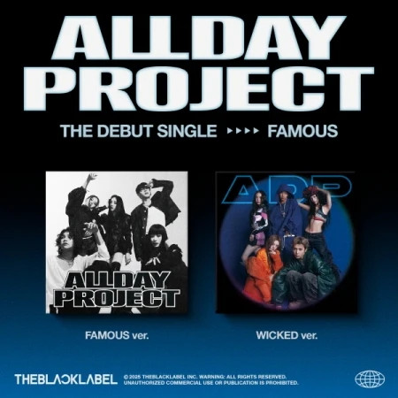 PRE-ORDER) ALLDAY PROJECT - [FAMOUS] The Debut Single RANDOM Version