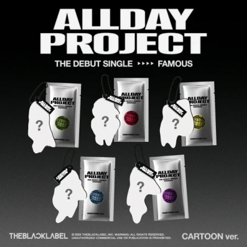 (PRE-ORDER) ALLDAY PROJECT - [FAMOUS] The Debut Single CARTOON RANDOM Version