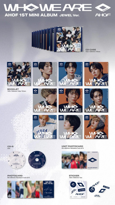 (PRE-ORDER) AHOF - [WHO WE ARE] 1st Mini Album JEWEL RANDOM Version