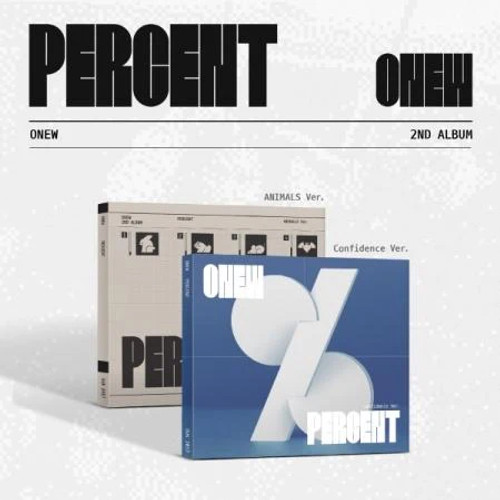 (PRE-ORDER) ONEW - [PERCENT] 2nd Album DIGIPACK RANDOM Version