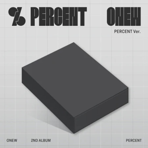(PRE-ORDER) ONEW - [PERCENT] 2nd Album PERCENT Version