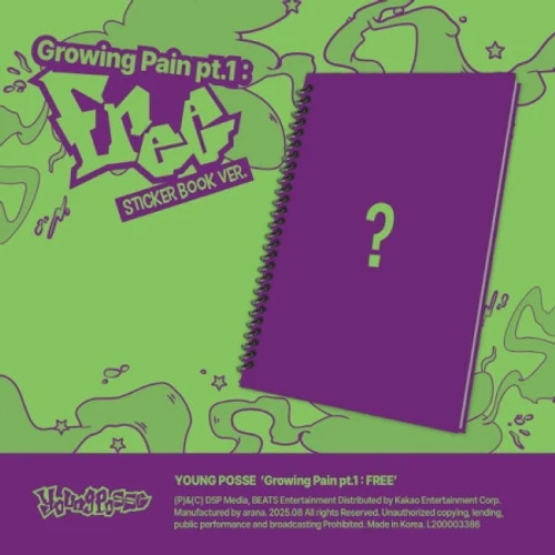 (PRE-ORDER) YOUNG POSSE - [GROWING PAIN PT.1 : FREE] EP Album