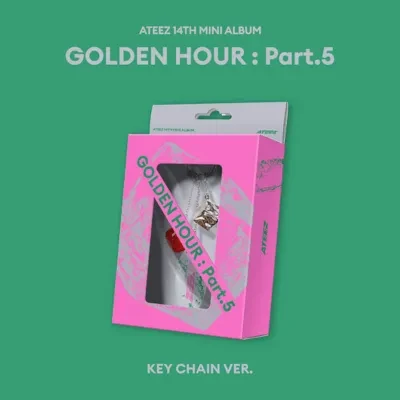 (PRE-ORDER) ATEEZ - [GOLDEN HOUR : PART.5] 14th Mini Album KEY CHAIN VERSION