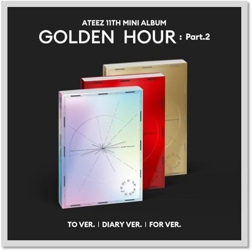 Ateez golden hour 新品未開封アルバム　３形態×5　計15枚 ATEEZ - [GOLDEN HOUR : PART.3] 12th Mini Album POCAALBUM