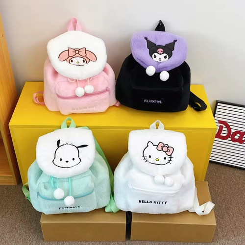 HELLO KITTY & FRIENDS - BACKPACK (PLUSH) (RANDOM)