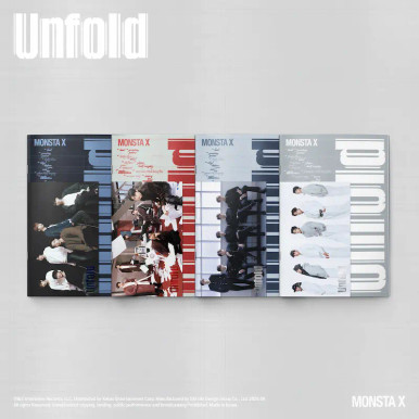 (未開封)Monsta X photobookpackage ＆ペンコン2015 MONSTA X - [Unfold] English Studio Album RANDOM Version