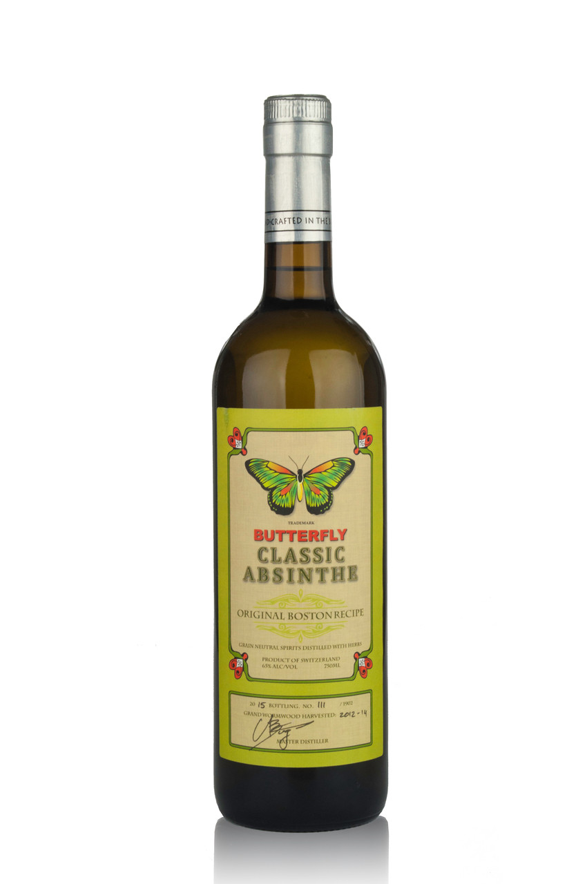 バタフライクラシックAbsinthe Pontarlier H.Deniset Butterfly Classic Absinthe, 750ML