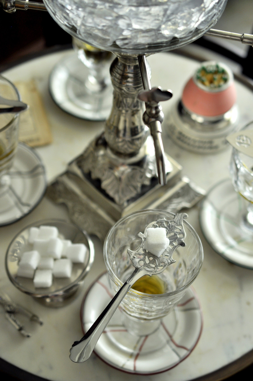 La Belle Orléans Absinthe Fountain with 4 Spouts, Complete Set