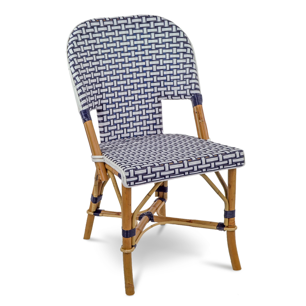 Navy shop rattan chair